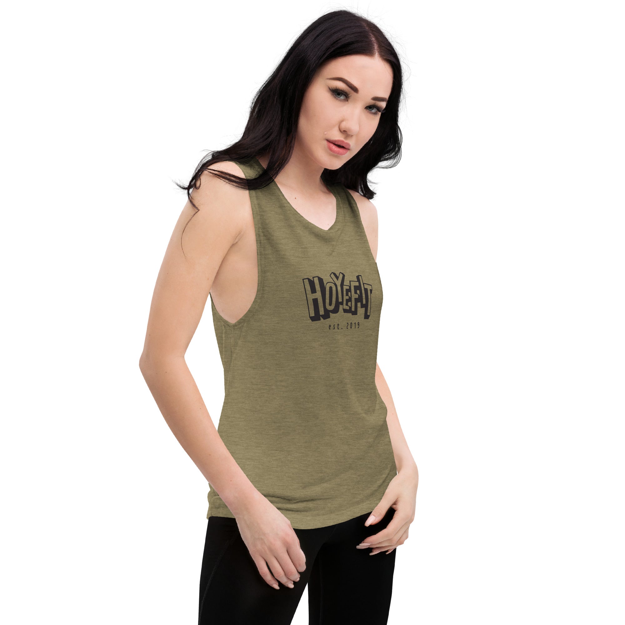 Hoye Fit Block Logo - Light Shirts Black Print