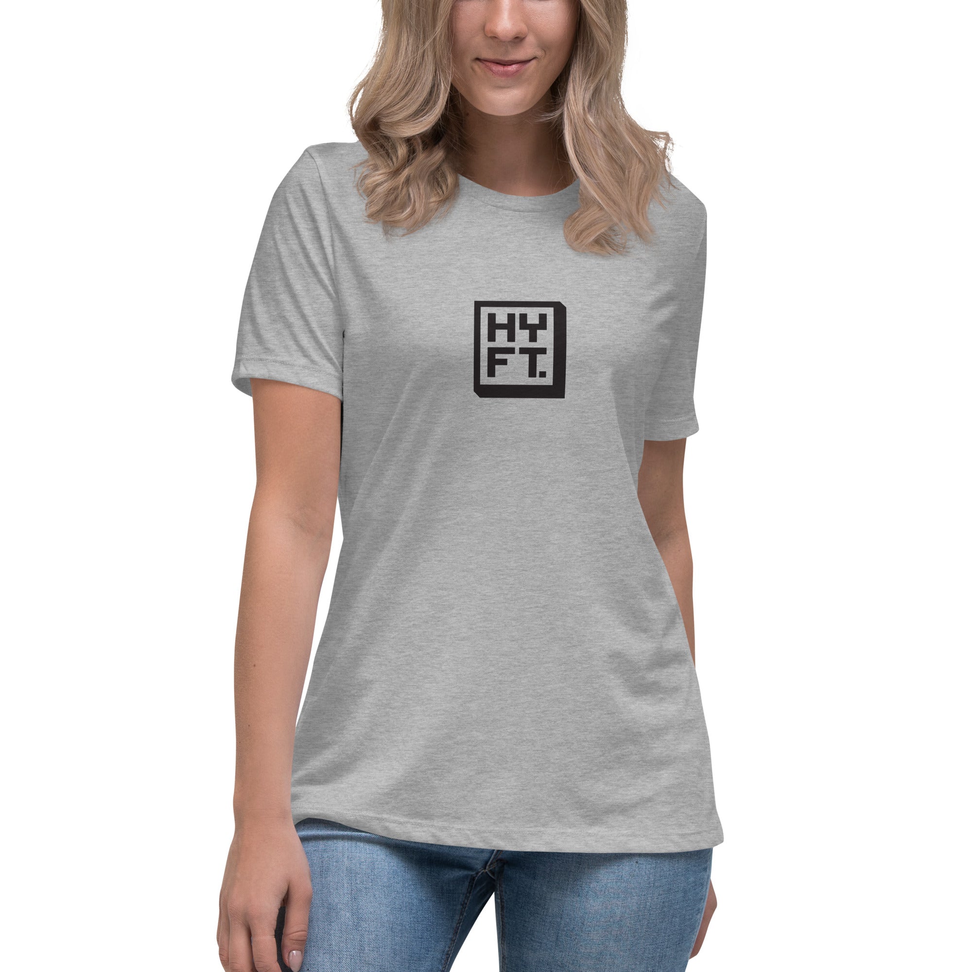 Hoye Fit Boxed Logo - Light Shirts Black Print