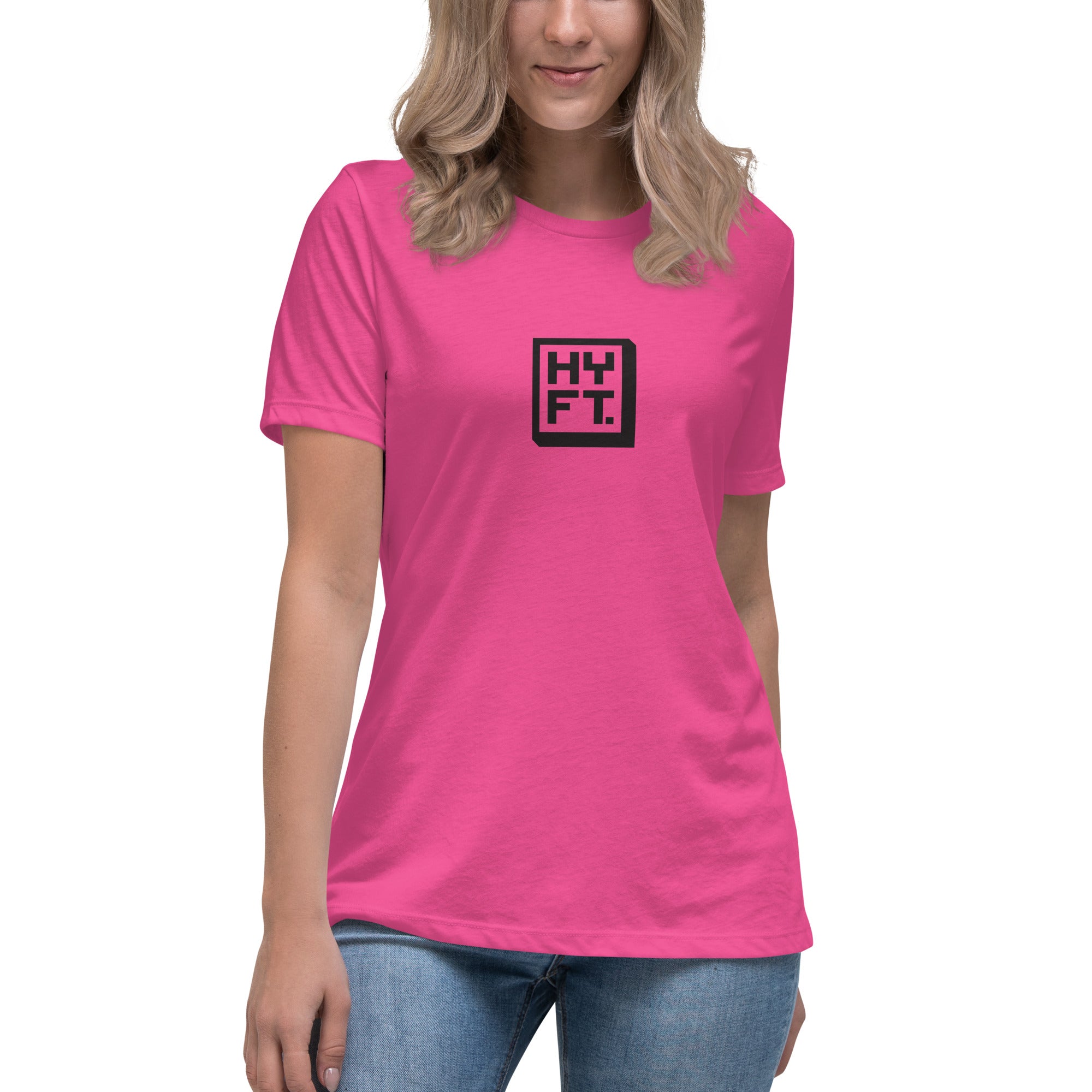 Hoye Fit Boxed Logo - Light Shirts Black Print