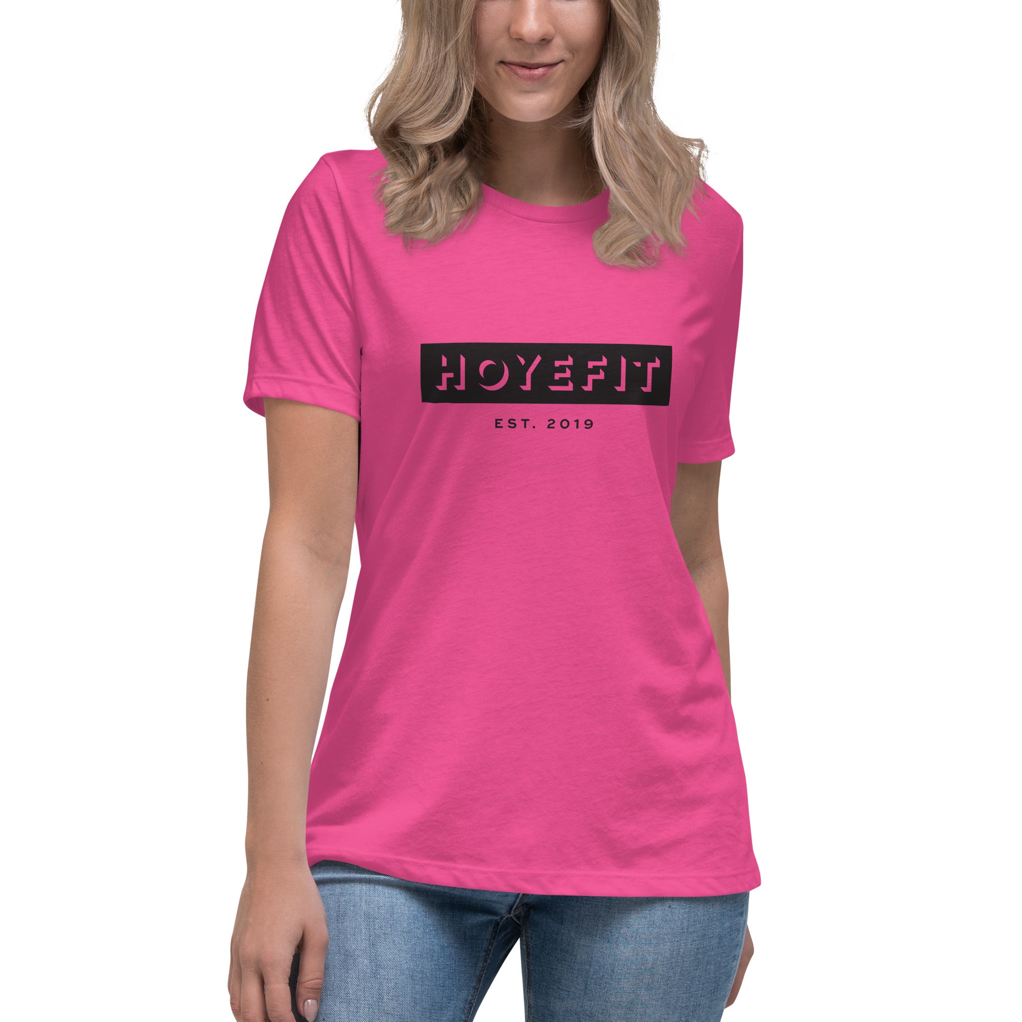 Hoye Fit Drop Logo - Light Shirts Black Print