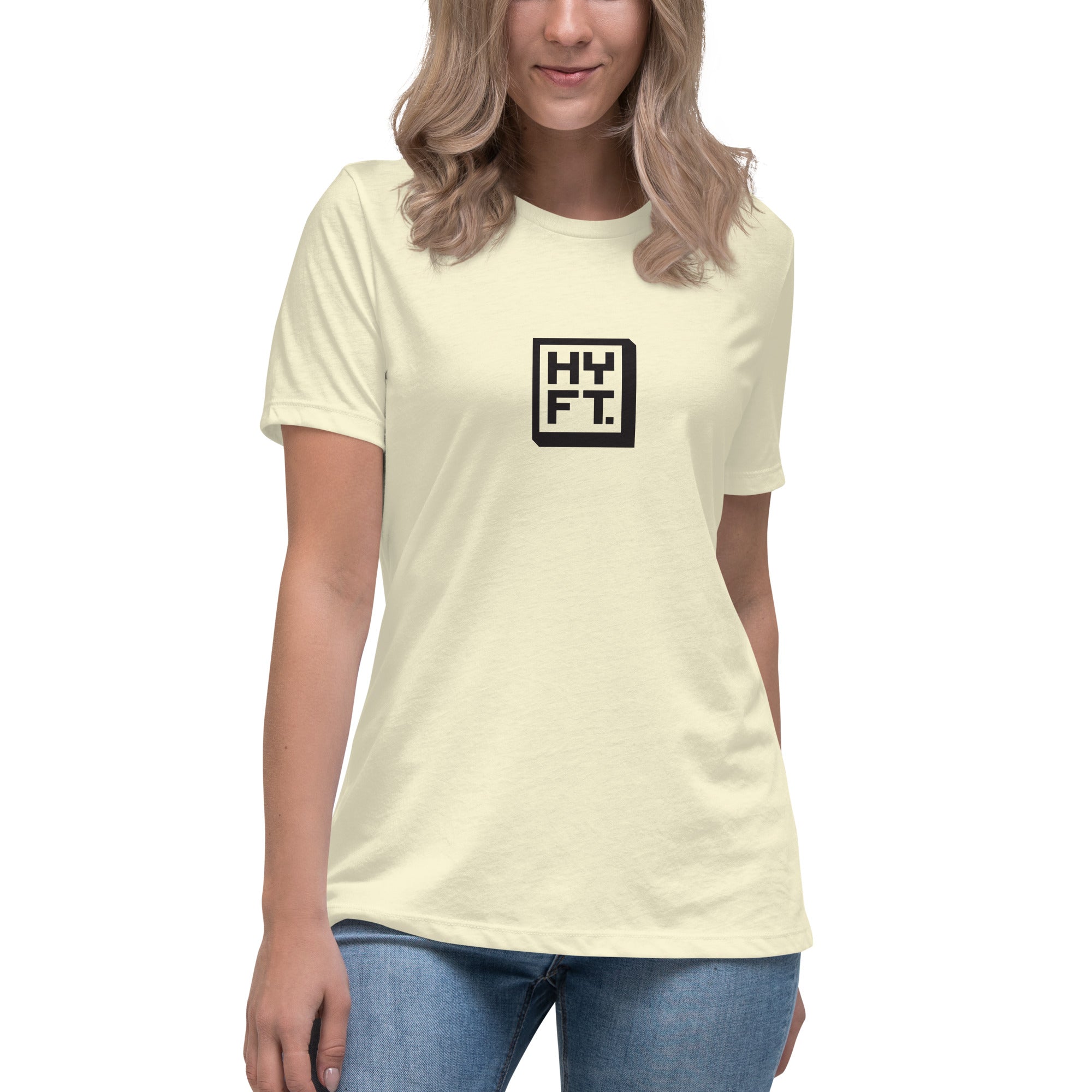 Hoye Fit Boxed Logo - Light Shirts Black Print