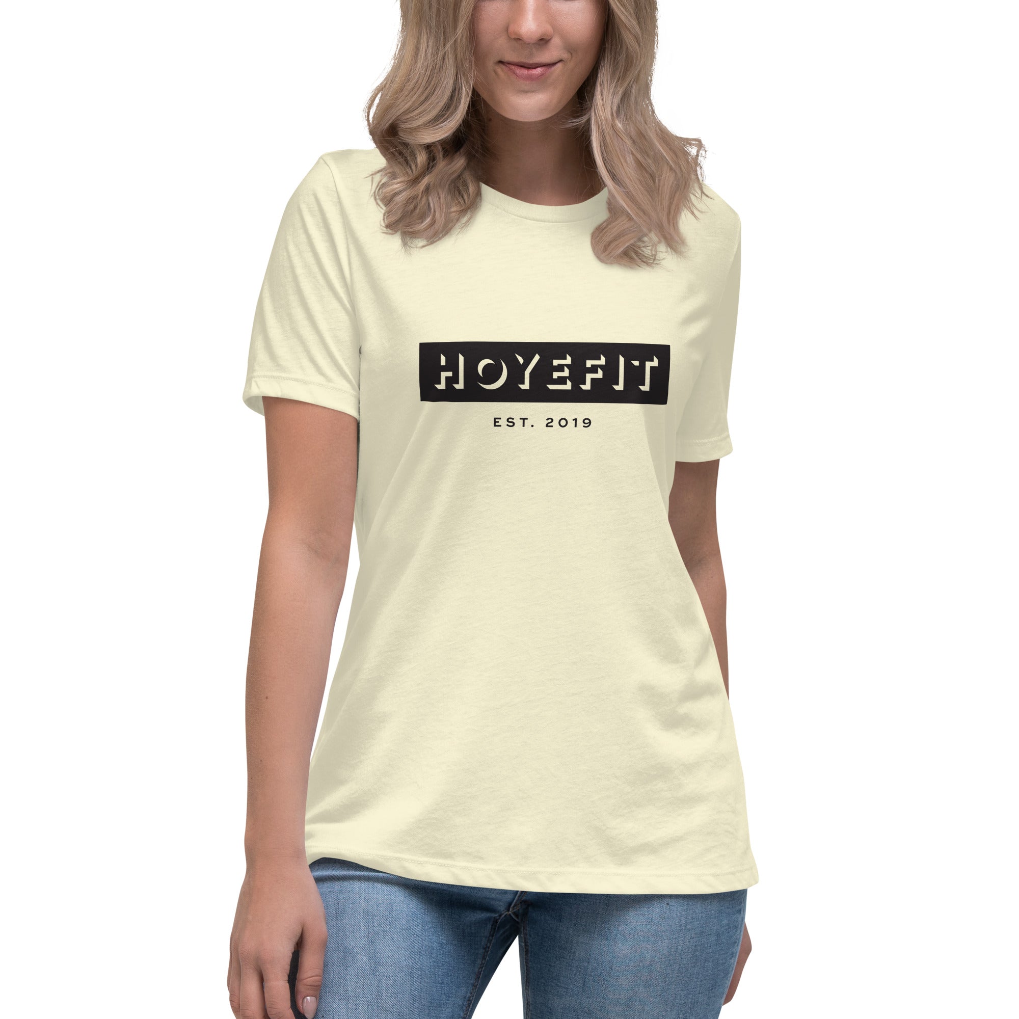 Hoye Fit Drop Logo - Light Shirts Black Print