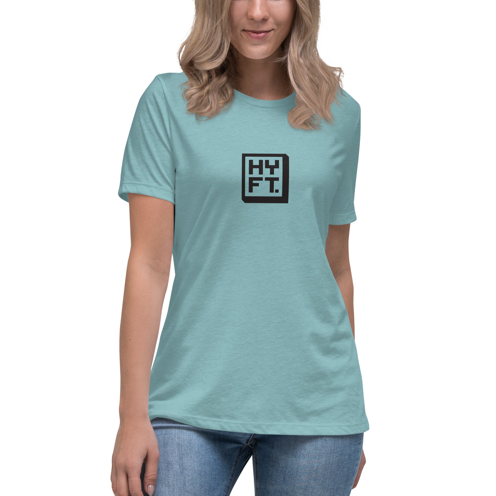 Hoye Fit Boxed Logo - Light Shirts Black Print