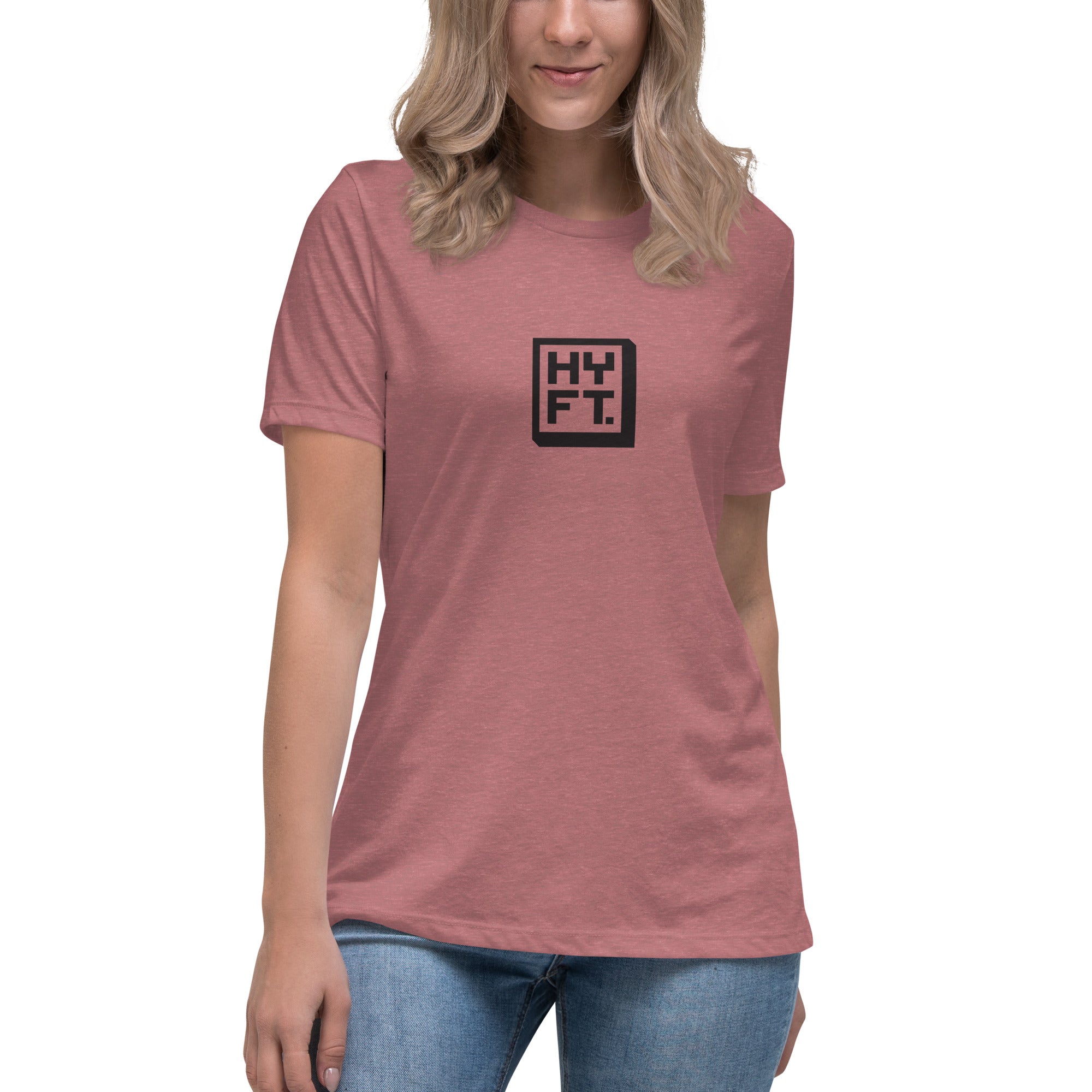 Hoye Fit Boxed Logo - Light Shirts Black Print