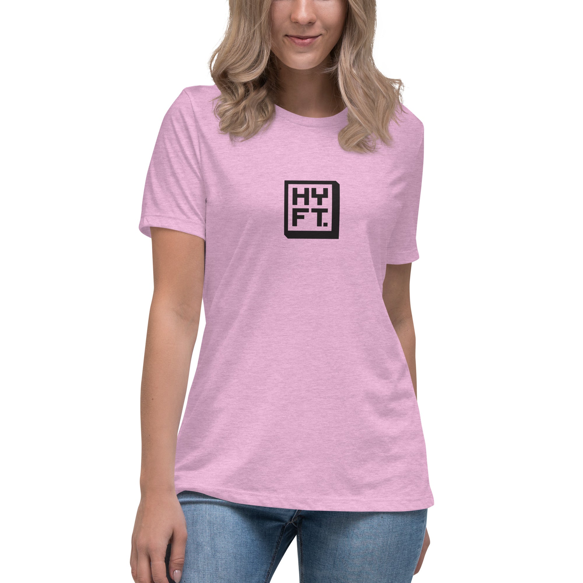 Hoye Fit Boxed Logo - Light Shirts Black Print