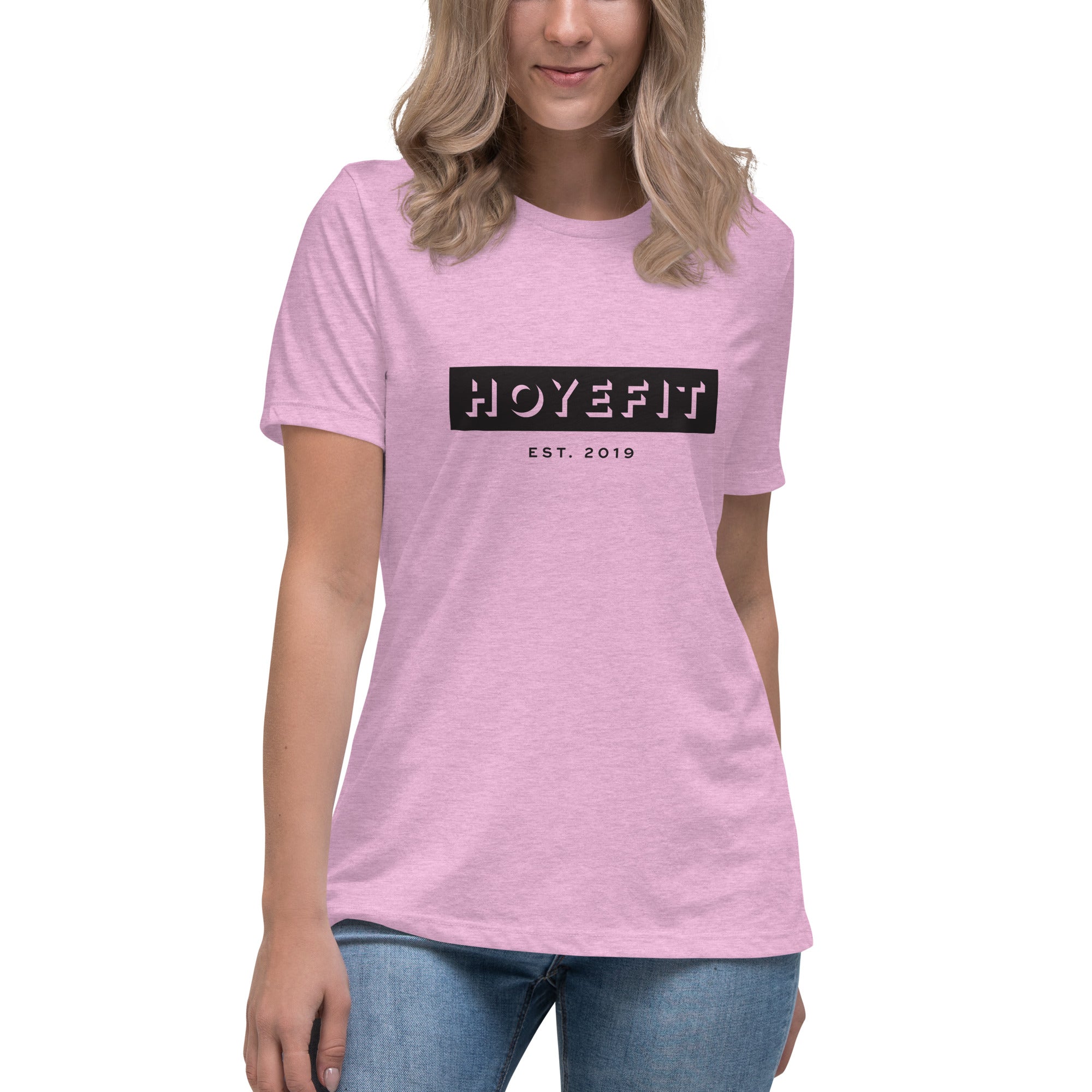 Hoye Fit Drop Logo - Light Shirts Black Print