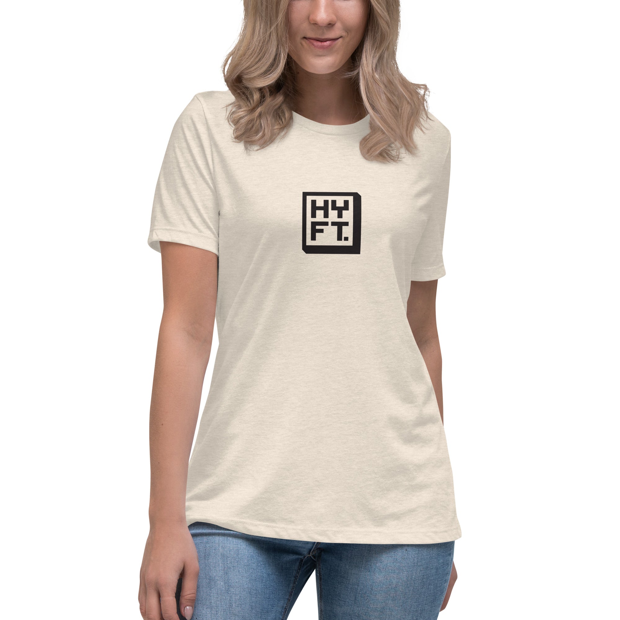 Hoye Fit Boxed Logo - Light Shirts Black Print