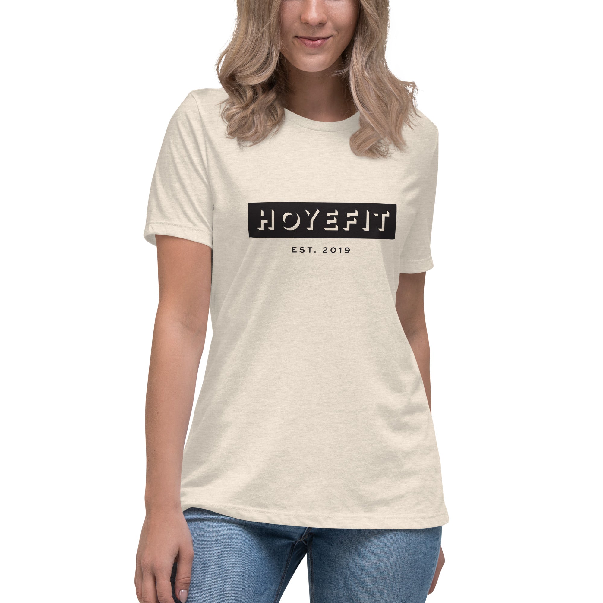 Hoye Fit Drop Logo - Light Shirts Black Print