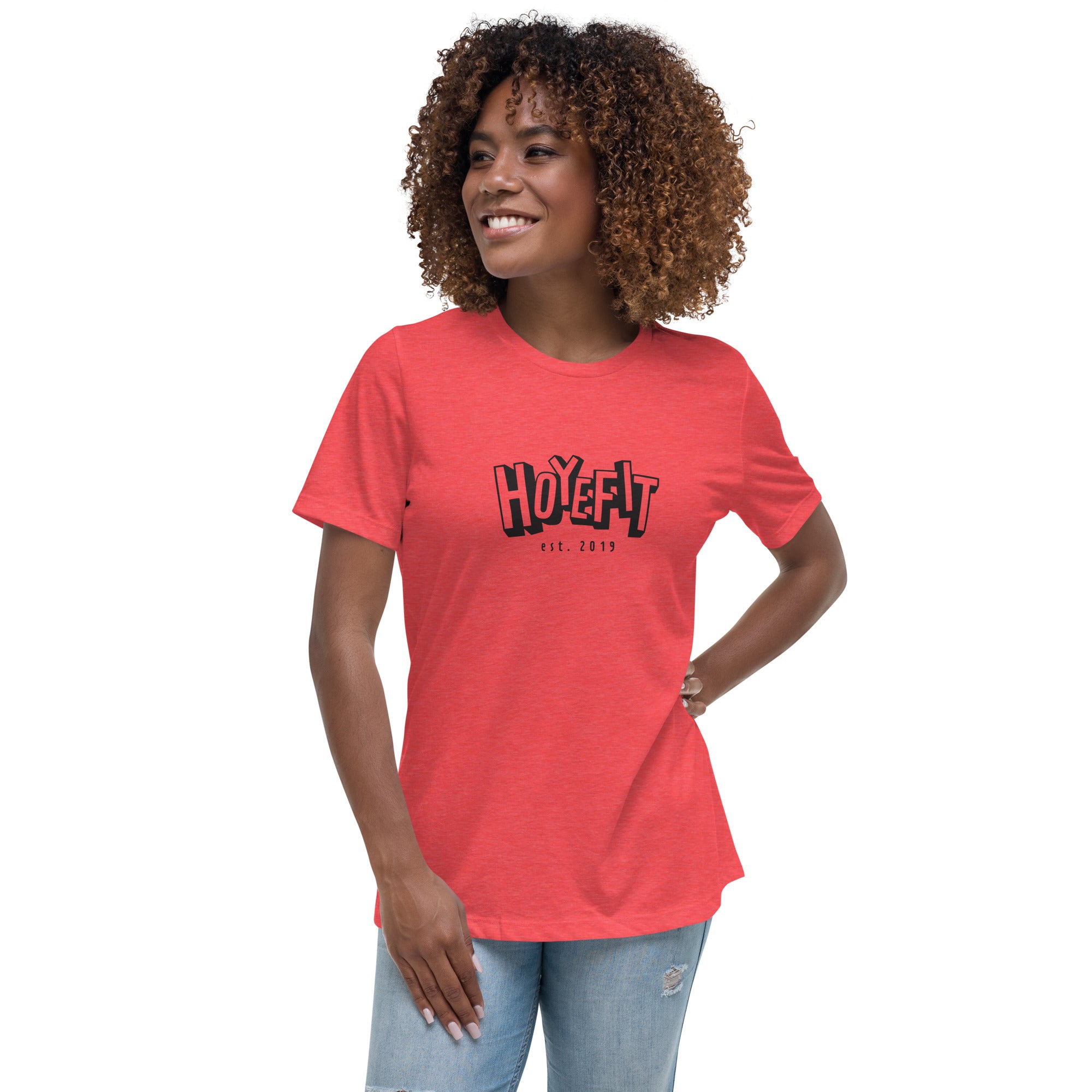 Hoye Fit Block Logo - Light Shirts Black Print