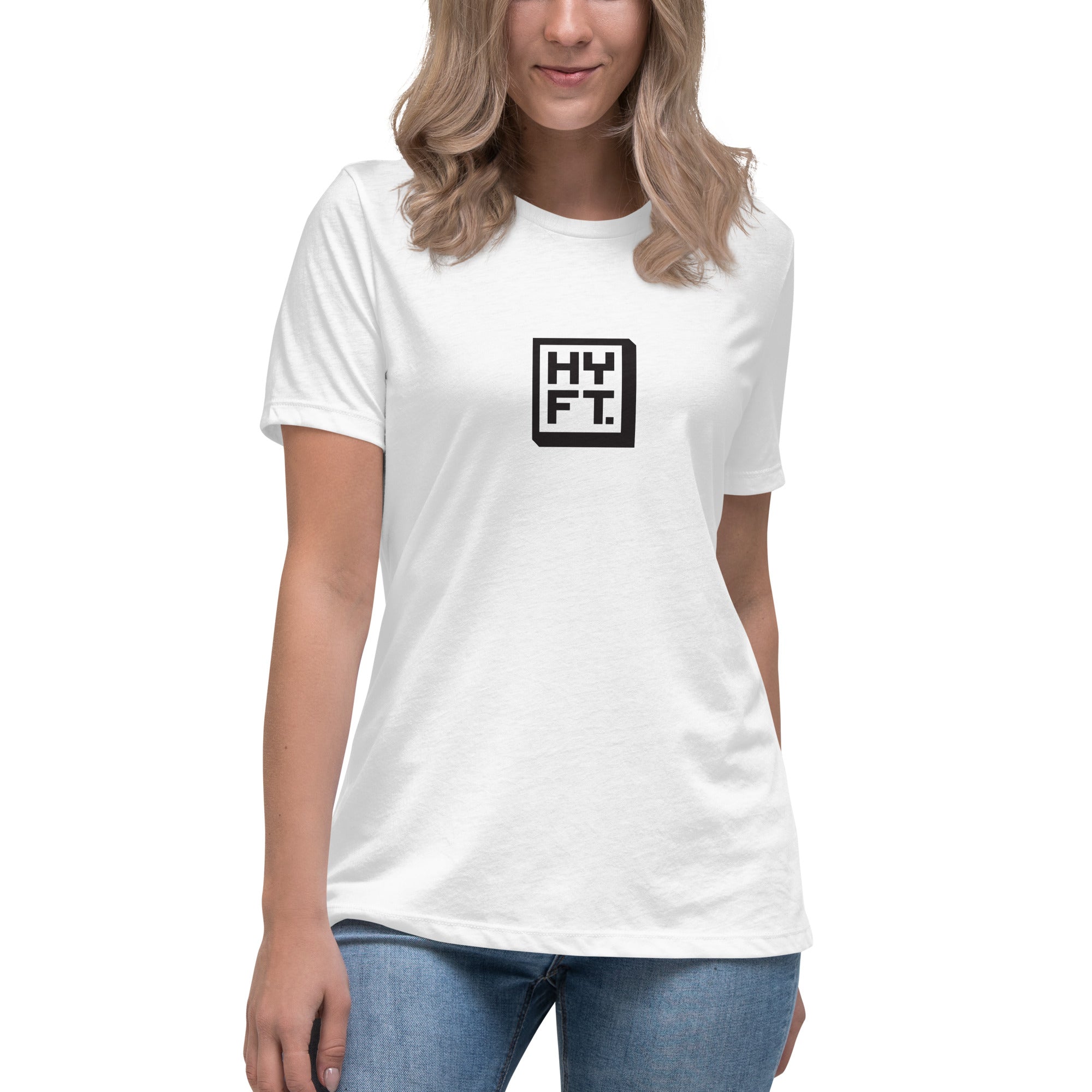 Hoye Fit Boxed Logo - Light Shirts Black Print